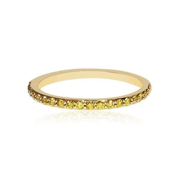 Maple Leaf Canadian Natural Fancy Yellow Diamond Ring Victoria Jewellers REGINA, SK