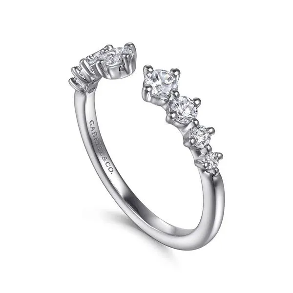 Gabriel & Co Split Diamond Band Victoria Jewellers REGINA, SK