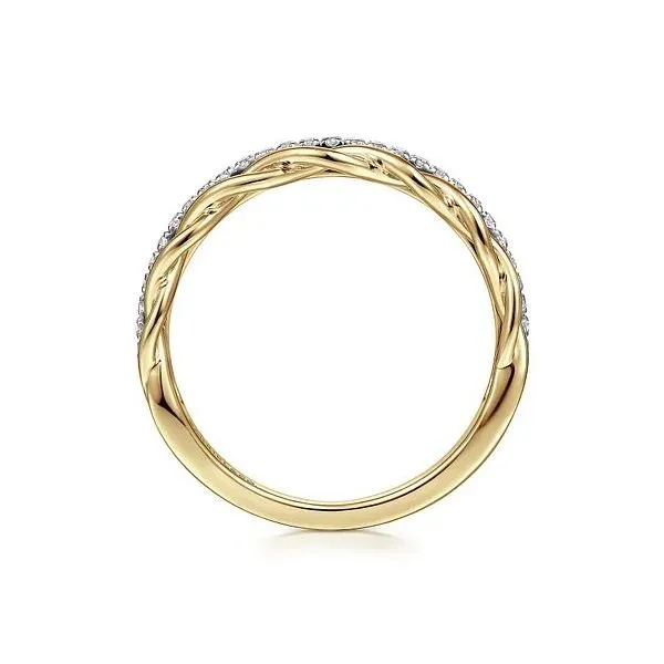 Gabriel & Co Diamond Row Ring Image 4 Victoria Jewellers REGINA, SK