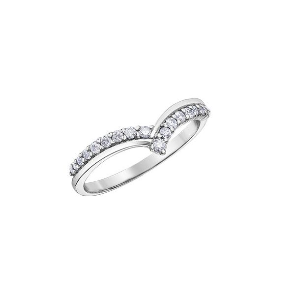 Curved Diamond Ring Image 2 Victoria Jewellers REGINA, SK
