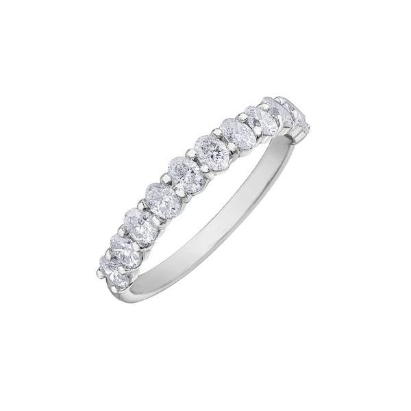 Oval Diamond Wedding Band Image 2 Victoria Jewellers REGINA, SK