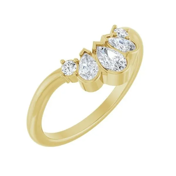 14Kt Yellow Gold Lab Grown Diamond Band Image 3 Victoria Jewellers REGINA, SK
