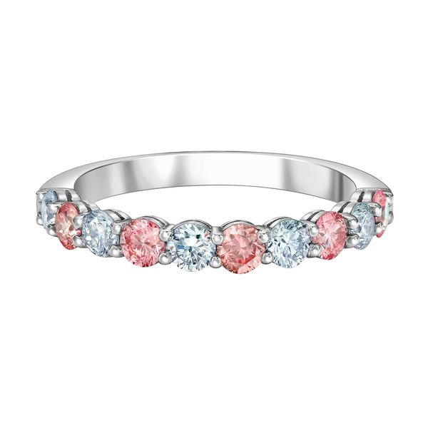 Pink Lab Grown Diamond Band Image 2 Victoria Jewellers REGINA, SK