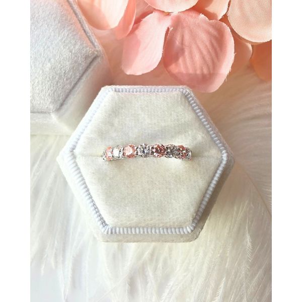 Pink Lab Grown Diamond Band Image 3 Victoria Jewellers REGINA, SK