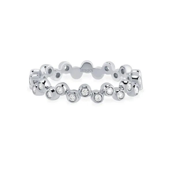 BIRKS Iconic Stackable White Gold and Diamond Splash Ring Victoria Jewellers REGINA, SK