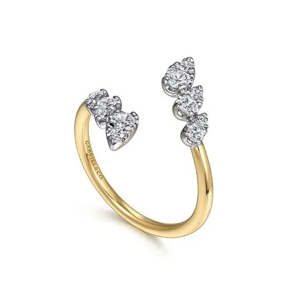 Gabriel & Co Bypass Ring Image 3 Victoria Jewellers REGINA, SK