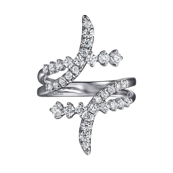 Gabriel & Co Diamond Bypass Ring Victoria Jewellers REGINA, SK