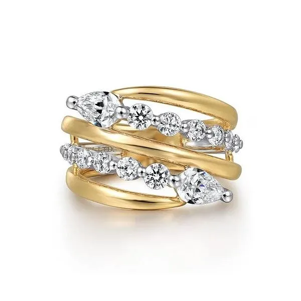 Gabriel & Co Bypass Diamond Ring Victoria Jewellers REGINA, SK