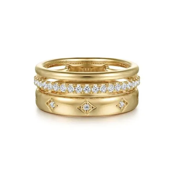 Gabriel & Co Easy Stackable Ring Victoria Jewellers REGINA, SK