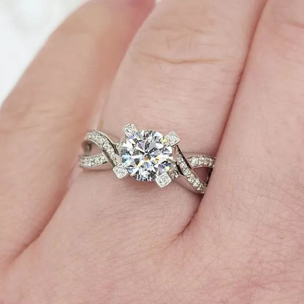 Semi-Mount Diamond Engagement Ring Image 4 Victoria Jewellers REGINA, SK