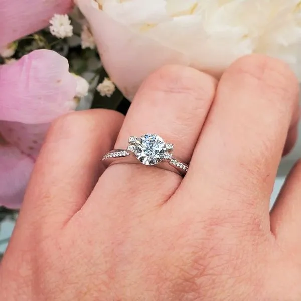 Semi-Mount Diamond Engagement Ring Image 3 Victoria Jewellers REGINA, SK