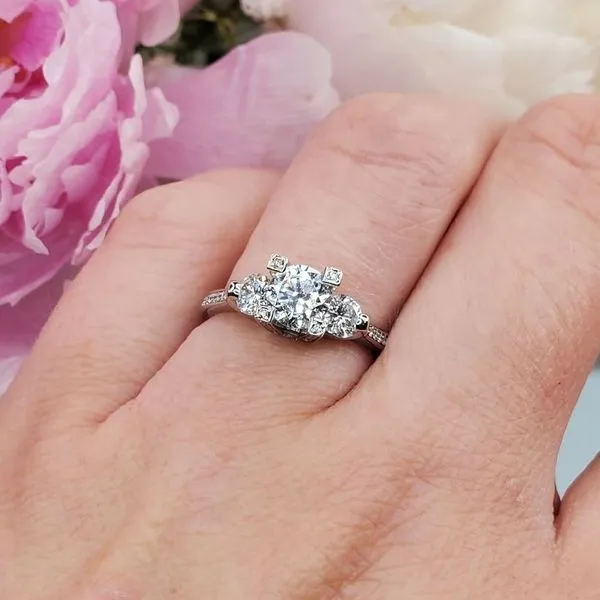 Semi-Mount Diamond Engagement Ring Image 2 Victoria Jewellers REGINA, SK