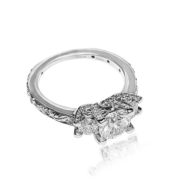 Semi-Mount Diamond Engagement Ring Image 2 Victoria Jewellers REGINA, SK
