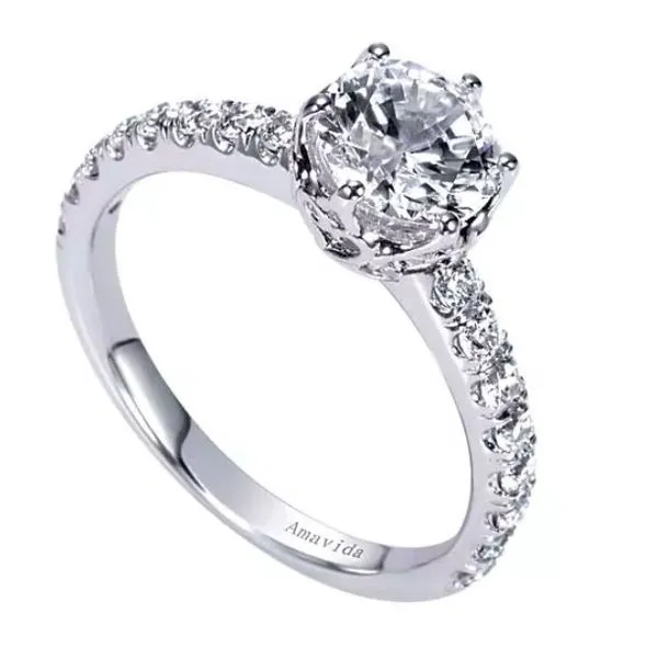 Semi-Mount Diamond Engagement Ring Image 3 Victoria Jewellers REGINA, SK