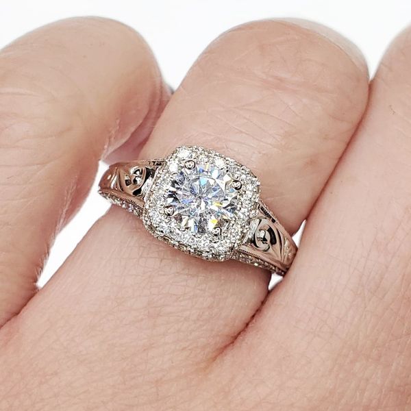 Semi-Mount Diamond Engagement Ring Image 4 Victoria Jewellers REGINA, SK