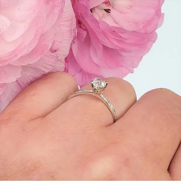Semi-Mount Diamond Engagement Ring Image 4 Victoria Jewellers REGINA, SK