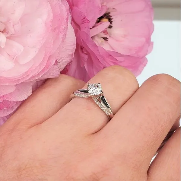 Semi-Mount Diamond Engagement Ring Image 4 Victoria Jewellers REGINA, SK