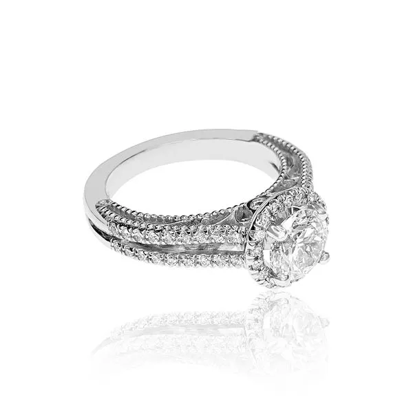 Semi-Mount Diamond Engagement Ring Image 2 Victoria Jewellers REGINA, SK