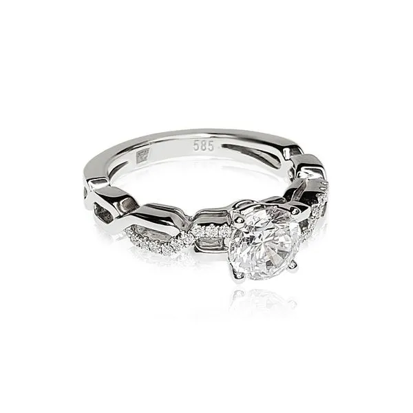Semi-Mount Diamond Engagement Ring Image 2 Victoria Jewellers REGINA, SK