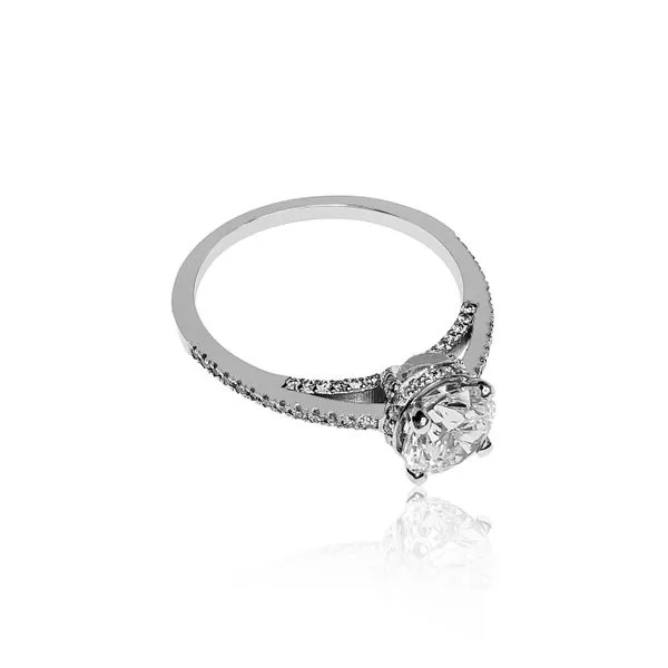 Semi-Mount Diamond Engagement Ring Image 2 Victoria Jewellers REGINA, SK