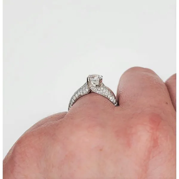 Semi-Mount Diamond Engagement Ring Image 5 Victoria Jewellers REGINA, SK