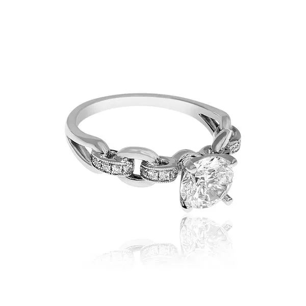 Semi-Mount Diamond Engagement Ring Image 2 Victoria Jewellers REGINA, SK