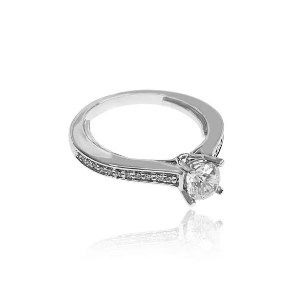 Semi-Mount Diamond Engagement Ring Image 2 Victoria Jewellers REGINA, SK