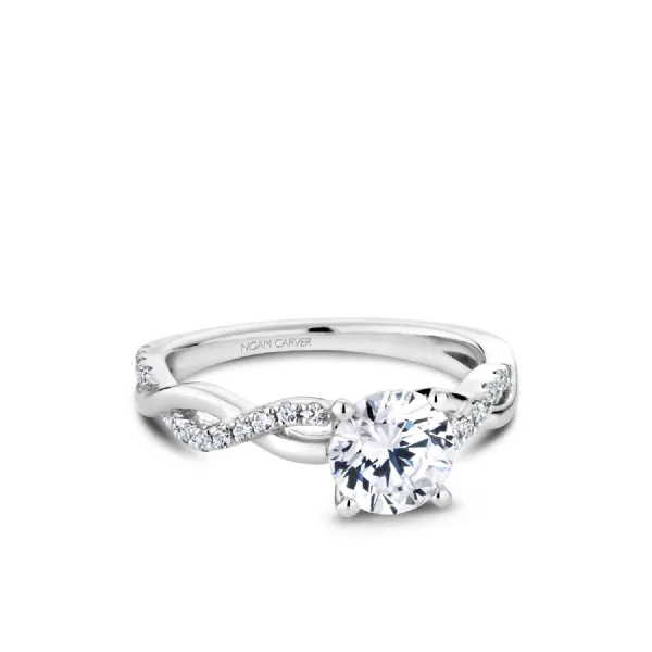 Noam Carver Semi-Mount Diamond Engagement Ring Image 3 Victoria Jewellers REGINA, SK
