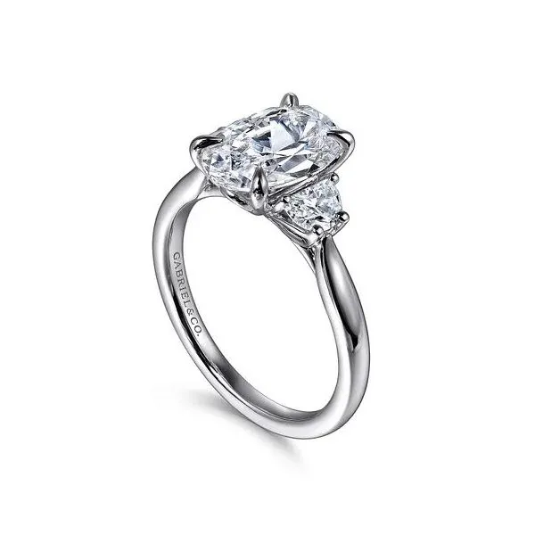 Gabriel & Co Lotus Semi-Mount Ring Image 3 Victoria Jewellers REGINA, SK