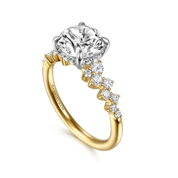 Gabriel & Co Semi-Mount Diamond Ring Image 3 Victoria Jewellers REGINA, SK