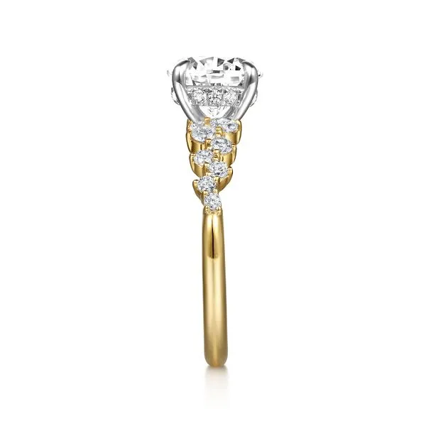 Gabriel & Co Semi-Mount Diamond Ring Image 4 Victoria Jewellers REGINA, SK