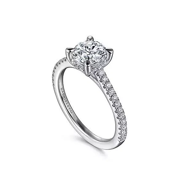 Gabriel & Co Semi-Mount Engagement Ring Image 2 Victoria Jewellers REGINA, SK