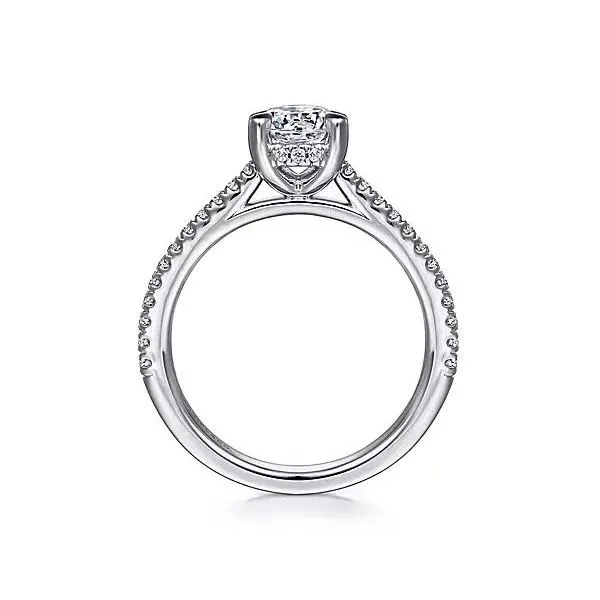 Gabriel & Co Semi-Mount Engagement Ring Image 3 Victoria Jewellers REGINA, SK