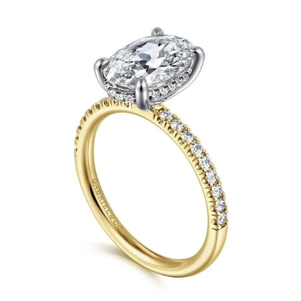 Gabriel & Co Semi-Mount Diamond Ring Image 2 Victoria Jewellers REGINA, SK