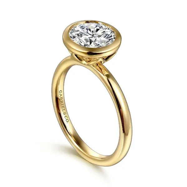 Gabriel & Co Semi-Mount Engagement Ring Image 3 Victoria Jewellers REGINA, SK