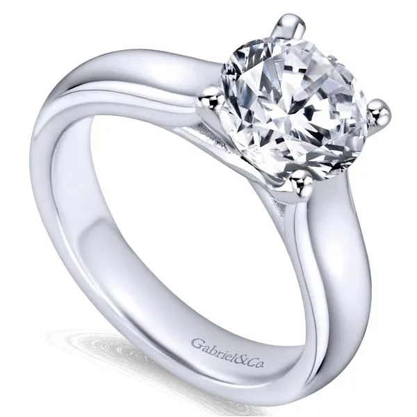 Gabriel & Co Semi-Mount Engagement Ring Image 2 Victoria Jewellers REGINA, SK