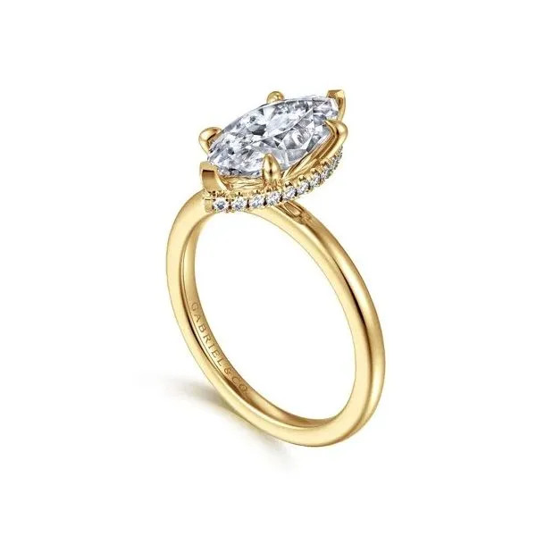 Gabriel & Co Semi-Mount Diamond Ring Image 3 Victoria Jewellers REGINA, SK