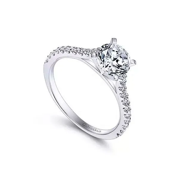 Gabriel & Co Semi-Mount Diamond Ring Image 3 Victoria Jewellers REGINA, SK