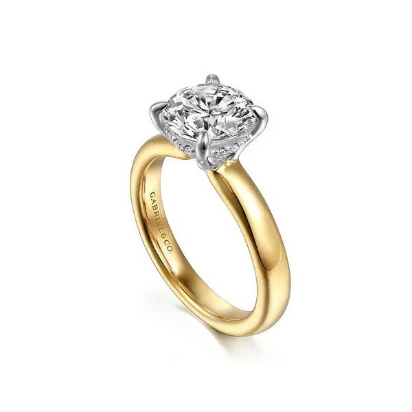 Gabriel & Co Semi-Mount Diamond Ring Image 3 Victoria Jewellers REGINA, SK