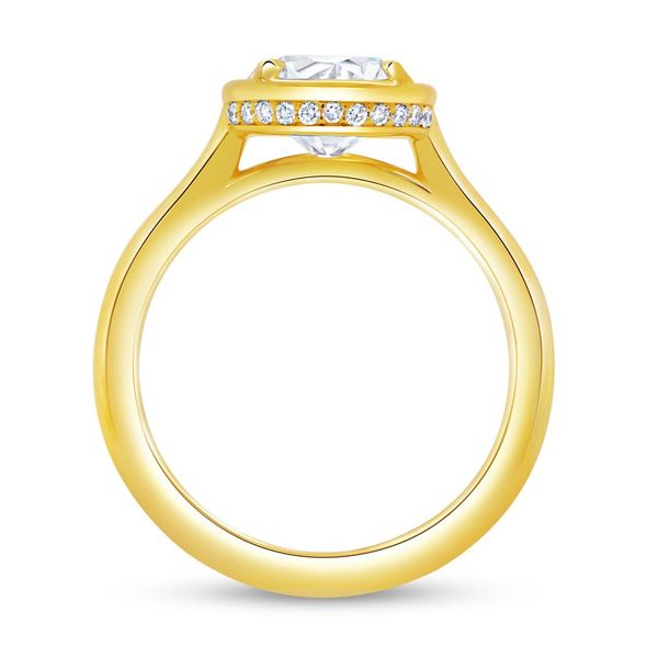 Uneek Alexandria Collection Bezel Engagement Ring Image 2 Victoria Jewellers REGINA, SK