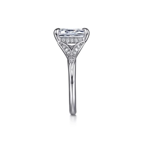 Platinum Semi-Mount Diamond Engagement Ring Image 3 Victoria Jewellers REGINA, SK