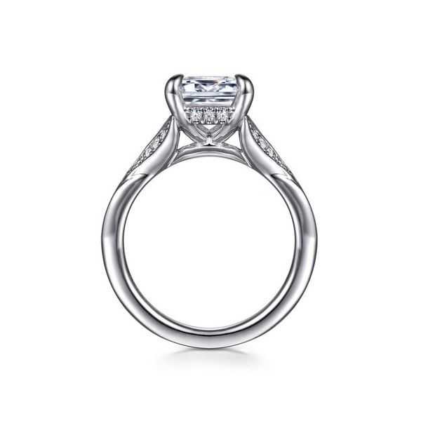 Platinum Semi-Mount Diamond Engagement Ring Image 4 Victoria Jewellers REGINA, SK