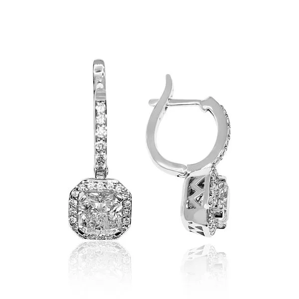 Maple Leaf Canadian Diamond Earrings Image 2 Victoria Jewellers REGINA, SK