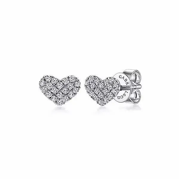 Diamond Heart Earrings Victoria Jewellers REGINA, SK