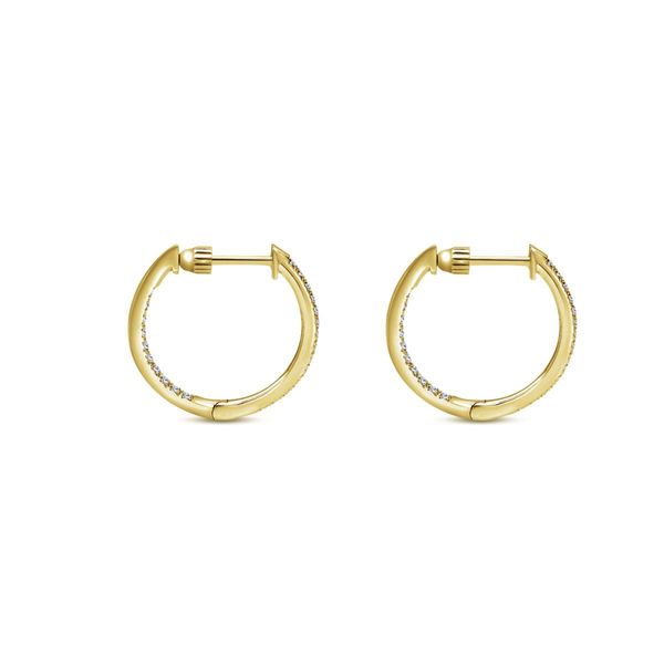 Diamond Hoop Earrings Image 2 Victoria Jewellers REGINA, SK