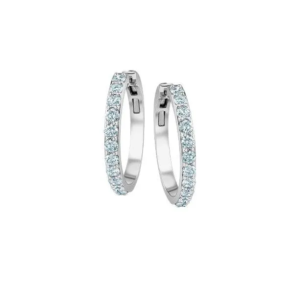 Lab Grown Diamond Hoop Earrings Victoria Jewellers REGINA, SK