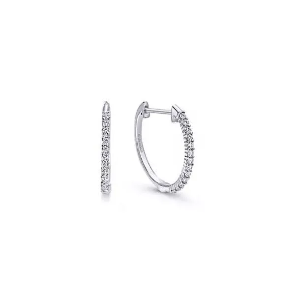 Gabriel & Co Diamond Hoop Earrings Victoria Jewellers REGINA, SK