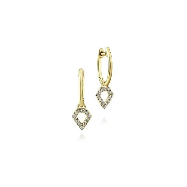 Gabriel & Co Diamond Drop Earring Victoria Jewellers REGINA, SK