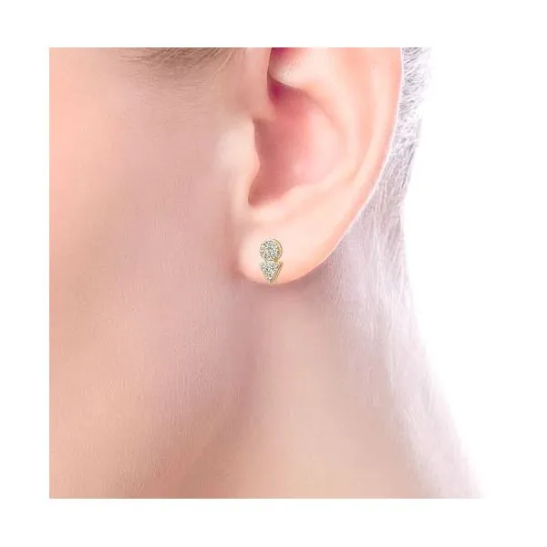 Gabriel & Co Diamond Stud Earrings Image 2 Victoria Jewellers REGINA, SK
