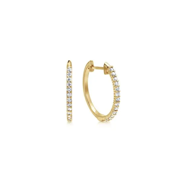 Gabriel & Co Diamond Hoop Earrings Victoria Jewellers REGINA, SK